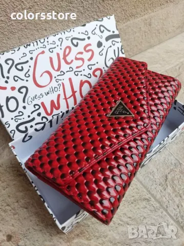 Червен портфейл Guess -SG244re, снимка 3 - Портфейли, портмонета - 46191338