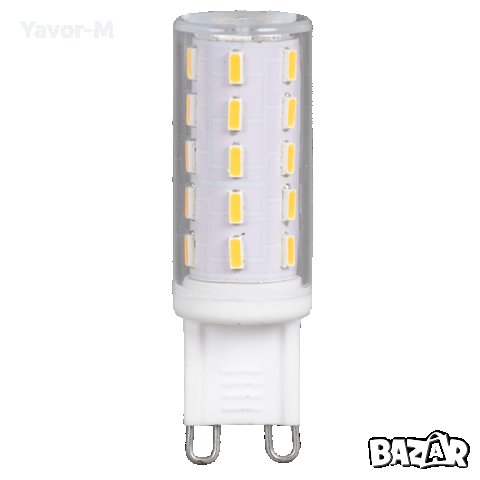 LED Лампа 3.5W, G9, 3000K, 220V-240V AC, Топла светлина, Ultralux - LPG93530, снимка 1 - Крушки - 40863589