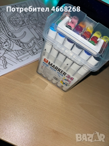 Професионални двустранни маркери TWIN MARKER – 24 цвята!, снимка 4 - Ученически пособия, канцеларски материали - 52648432