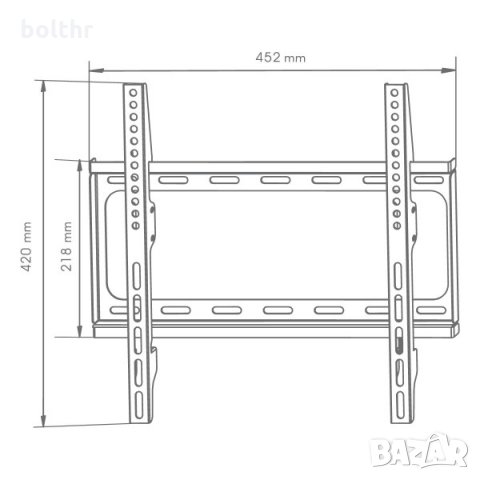 Стойка За Телевизор Xmart 2660MF – Фиксирана, снимка 3 - Стойки, 3D очила, аксесоари - 27166942