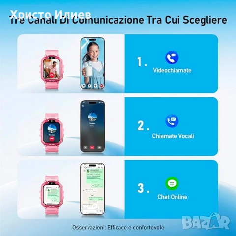 Детски смарт часовник OKYUK T17 4G детски смарт часовник с GPS Панда, снимка 3 - Смарт часовници - 52290246