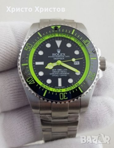Мъжки луксозен часовник Rolex DEEPSEA, снимка 2 - Мъжки - 32817356