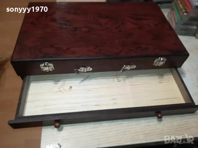 КРАСИВА ДЪРВЕНА КУТИЯ С КАПАК И ЧЕКМЕДЖЕ 1205252001LCHERY, снимка 16 - Антикварни и старинни предмети - 50258934