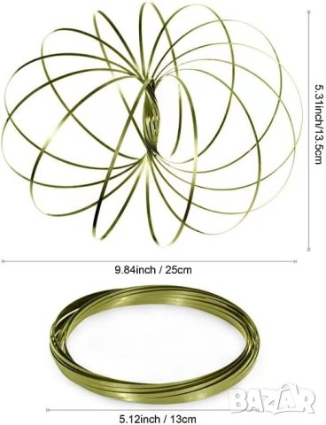 3D пружинна гривна X0011PCGP3, снимка 2 - Гривни - 43409659