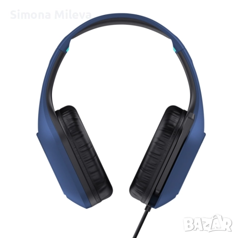 Слушалки, TRUST GXT415 Zirox Headset Blue, снимка 3 - Друга електроника - 52411851