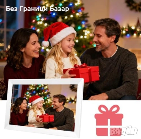 Нова 10.1" WiFi дигитална фоторамка IPS тъчскрийн 32GB Frameo за снимки, снимка 9 - Друга електроника - 53009905