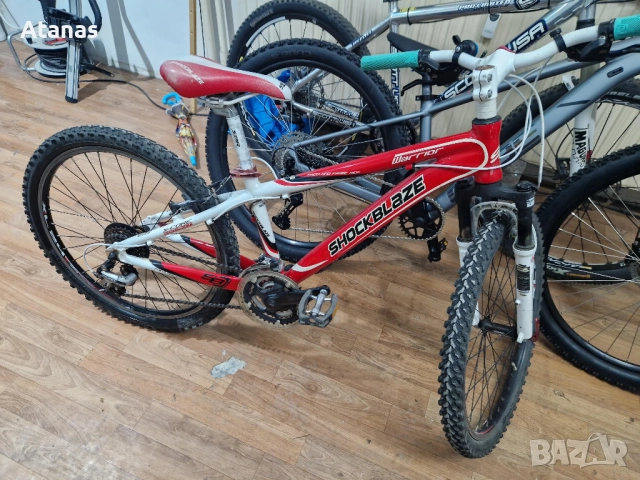 Детско колело Shockblaze Warrior велосипед 24 инча декатлон байк bike