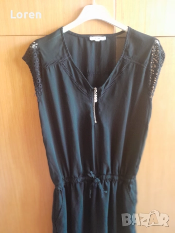 *LH*Черна рокля с дантелени ръкави, снимка 4 - Рокли - 51531007