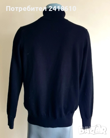 Hugo Boss Akiro _S Cotton Pima Soft Touch Turtleneck Mens Size M НОВО! ОРИГИНАЛ! Мъжко Памучно Поло!, снимка 9 - Пуловери - 52682749