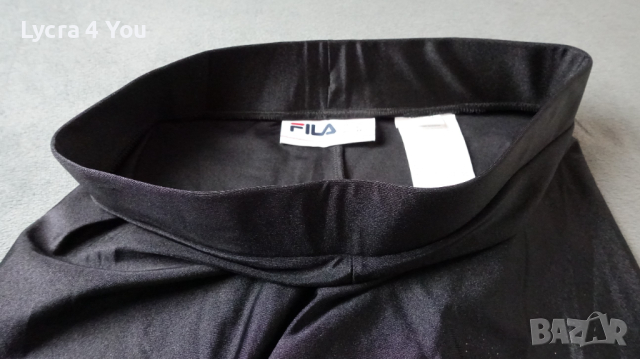 FILA S оригинален супер лъскав черен клин с ликра, снимка 3 - Клинове - 44867498