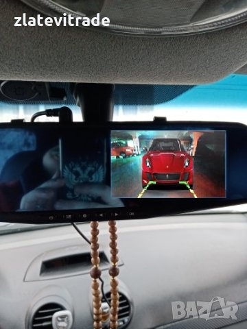 Огледало с камера за задно виждане, Видеорегистратор, снимка 3 - Аксесоари и консумативи - 32024626