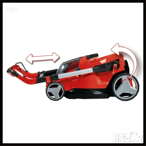  Електрическа косачка за трева Einhell PXC RASARRO 36/42 36v 5.0Ah Безчетков мотор, Ширина на рязан, снимка 2 - Градинска техника - 50359970