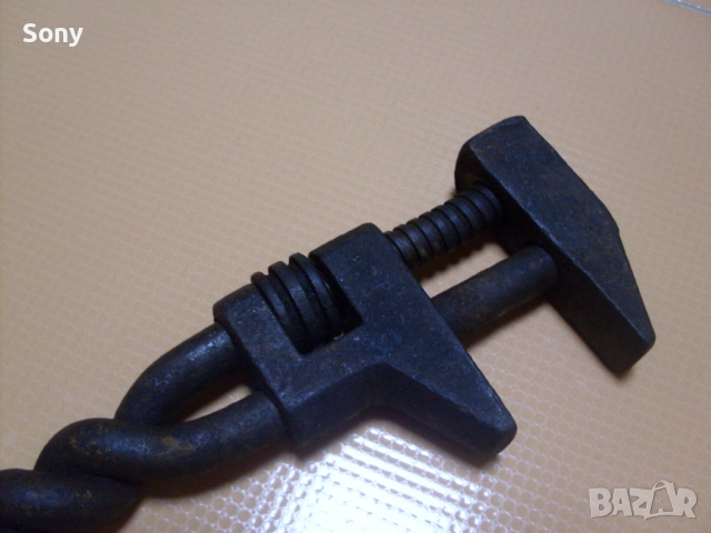 Стар раздвижен ключ., снимка 6 - Антикварни и старинни предмети - 52577381