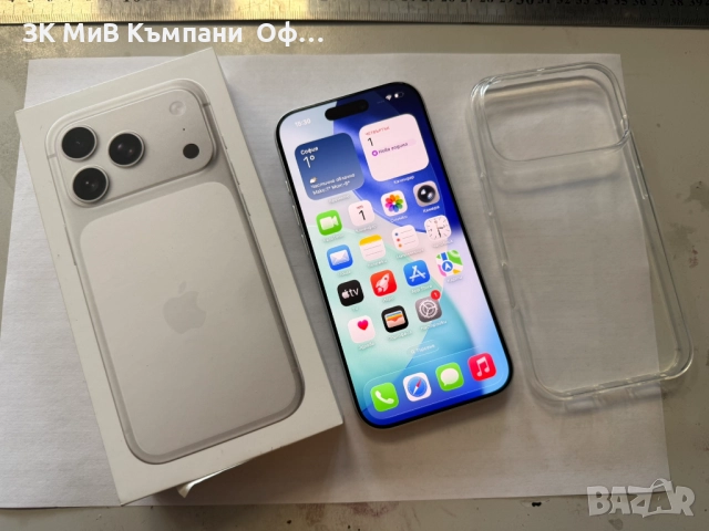 Мобилен телефон Iphone 17 Pro 256GB Silver 100%