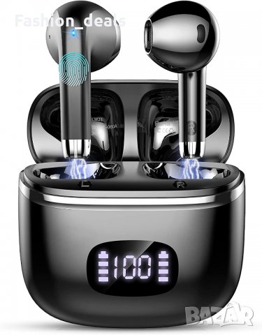 Нови Безжични слушалки Спортни с кутия за зареждане Earbuds за музика, снимка 1 - Bluetooth слушалки - 39854533