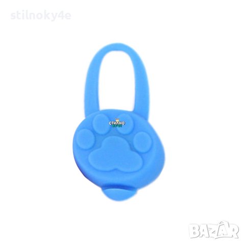 Светещ аксесоар за куче в Силиконов светещ/мигащ кучешки син флашер Флашери за домашни любимци, снимка 1