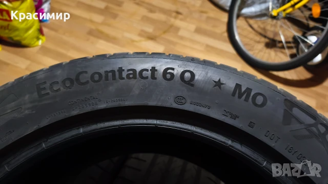 Продавам 4 летни гуми Continental EcoContact 6Q 225/55/18 102Y XL, снимка 3 - Гуми и джанти - 51172135