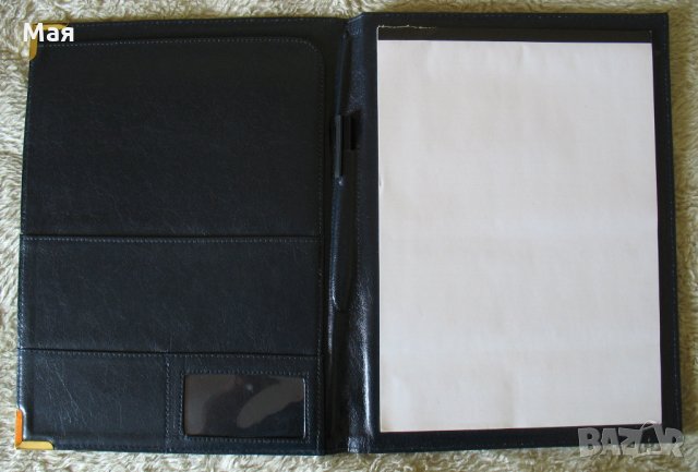 Папка "Novo Nordisk" - естествена кожа - нова , снимка 2 - Ученически пособия, канцеларски материали - 28966247