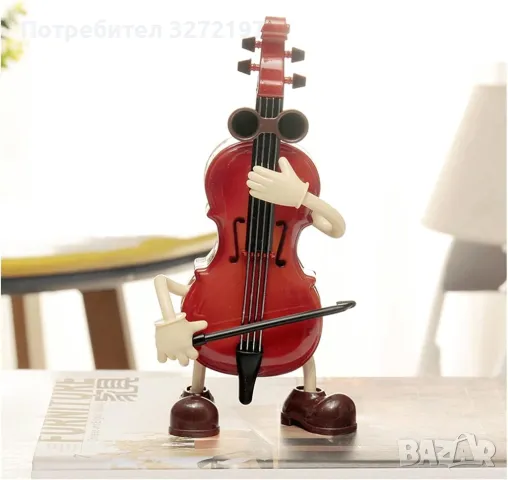 Музикална кутия Цигулка.танцуваща,с движение