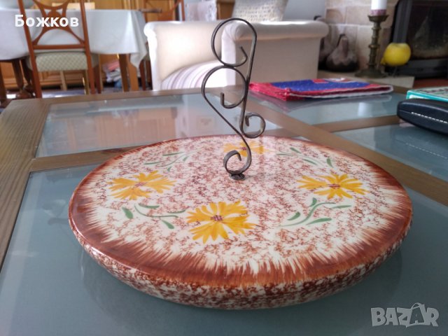 Поднос порцелан, снимка 3 - Антикварни и старинни предмети - 27604430