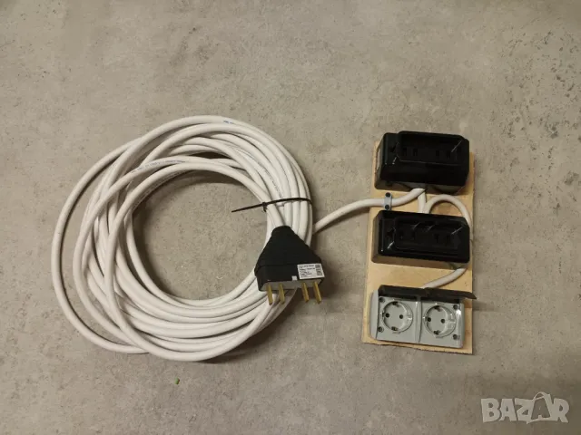 Трифазен удължител 17 метра, НОВ разклонител, монофазен удължител, снимка 2 - Друга електроника - 47369188