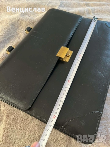 Мъжка бизнес чанта от телешка кожа, снимка 10 - Чанти - 53012801