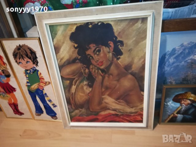 КРАСИВА КАРТИНА ОТ ГЕРМАНИЯ 2111211921, снимка 6 - Антикварни и старинни предмети - 34881535