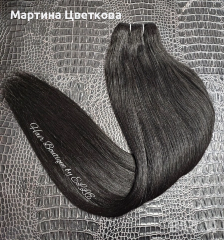 Нова естествена коса на цяла треса, снимка 4 - Аксесоари за коса - 53385666