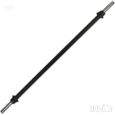  Лост за тежести Tunturi Aerobic Pump Bar, Прав, 130 см, Ø30 мм, 1,6 кг, Черен/Хром , снимка 2 - Фитнес уреди - 51212577