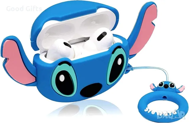 Безжични Bluetooth слушалки Лило и Стич AirPods Pro Lilo and Stitch, снимка 2 - Bluetooth слушалки - 49118296