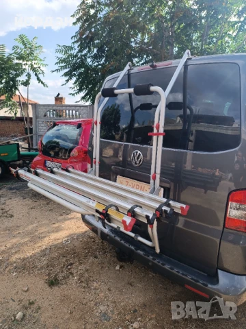 Стойка за 4 велосипеда за VW T4/T5, снимка 7 - Велосипеди - 50779830