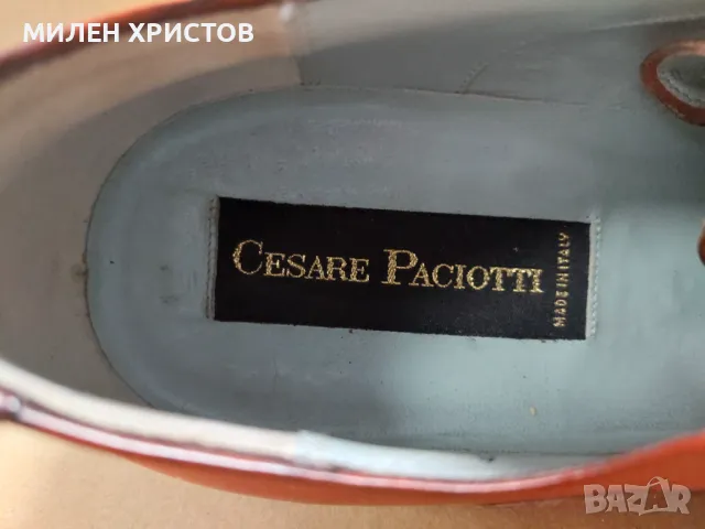 Cesare Paciotti-100% Оригинал Естествена Кожа-№42,5(43), снимка 9 - Официални обувки - 47776257
