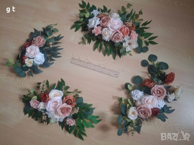 Украса, изкуствени цветя, сватба, юбилей, кръщене, снимка 6 - Изкуствени цветя - 52515334