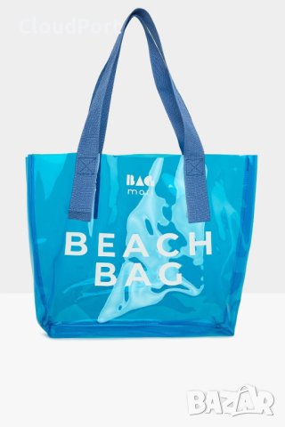 Дамска плажна чанта, Син, One Size, BAGMORI, снимка 1 - Чанти - 40276055