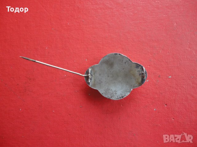 Позлатена сребърна брошка , снимка 7 - Други - 39957966