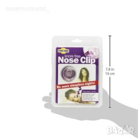 Устройство против хъркане Snore Free Nose Clip TV24, снимка 5 - Други стоки за дома - 49170033