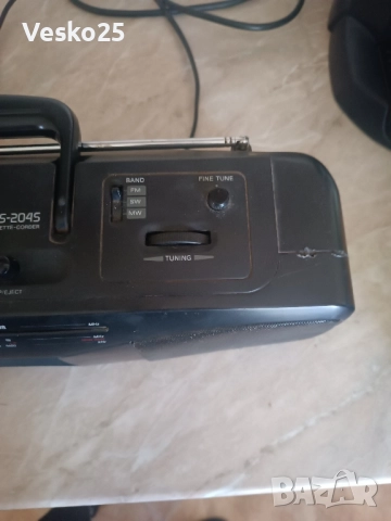 Радио касетофон SONY CFS-204S, снимка 6 - Радиокасетофони, транзистори - 51753798