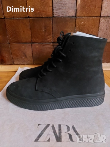  Високи кожени кецове, снимка 8 - Кецове - 52778155