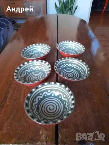 Стара керамична паница,паници, снимка 2 - Други ценни предмети - 48141426