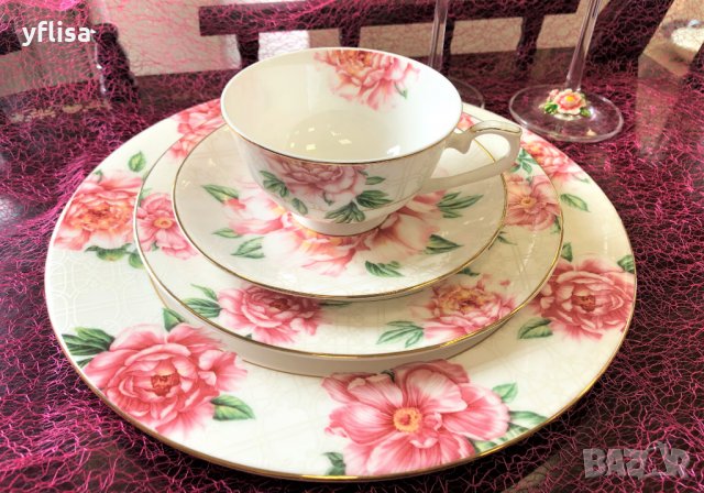 Комплект със рози използваем в миялна машина