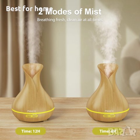 Смарт овлажнител - арома дифузер- Maxcio Smart Aromatherapy Scented Oil Diffusers, снимка 3 - Овлажнители и пречистватели за въздух - 43055381