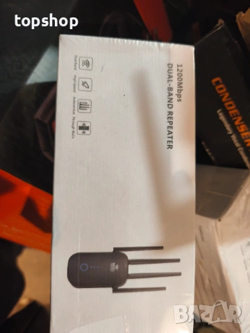 Чисто нов запечатан в целофан Мощен Двубандов WiFi Усилвател Morelian 1200Mbps с 4 Антени  , снимка 10 - Рутери - 53457071