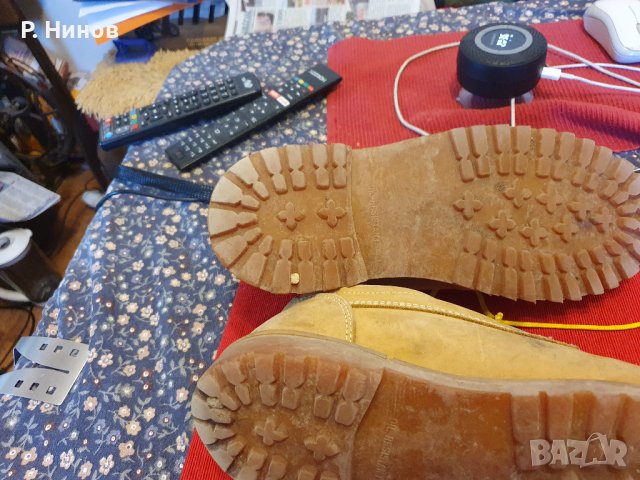 обувки Scuderiа - Italy № 43 естествена кожа нубук висока шита подметка, снимка 4 - Ежедневни обувки - 43136203