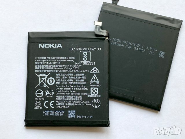 Батерия за Nokia 3 HE330, снимка 2 - Оригинални батерии - 28350762