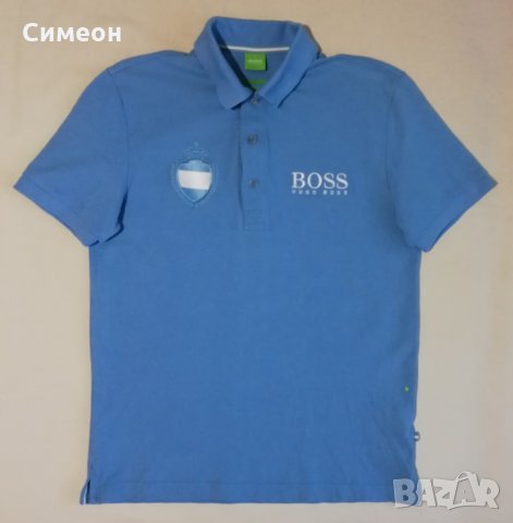 Hugo BOSS Green Label Paddy Argentina Flag оригинална поло тениска S, снимка 1 - Тениски - 32349313