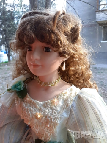 ГОЛЯМА СТАРА УНИКАЛНА КОЛЕКЦИОНЕРСКА ПОРЦЕЛАНОВА КУКЛА МАРКА, снимка 2 - Антикварни и старинни предмети - 53486741