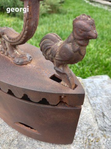 Стара ютия , снимка 3 - Антикварни и старинни предмети - 40222247