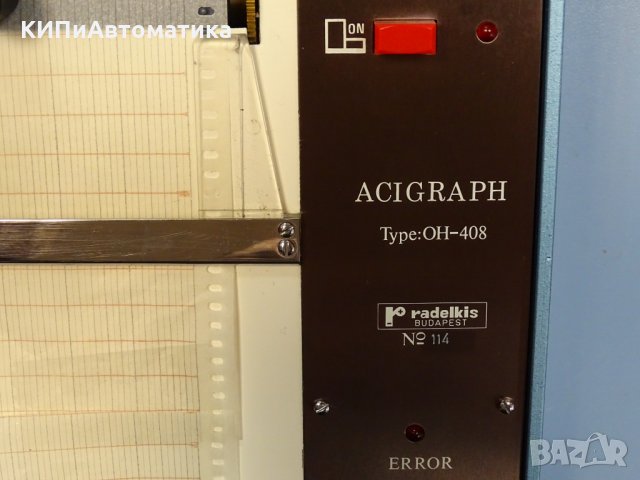 pH контролер Radelkis Potentiometric Recorder OH-408, снимка 3 - Други машини и части - 35322309