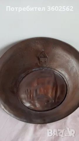 Метална чиния за стена, снимка 3 - Пана - 49847350