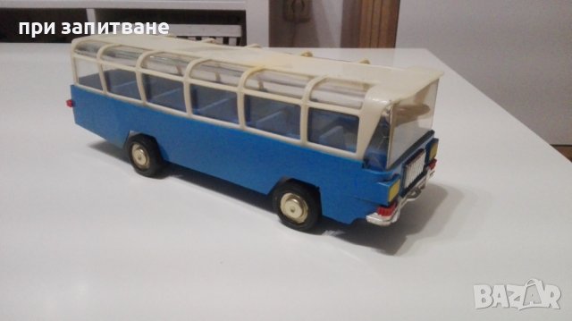 Стара играчка Автобус, ГДР, 31 см., снимка 2 - Колекции - 37971706